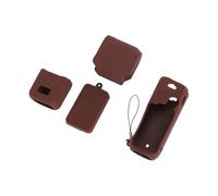 Plyisty Silicone Protective Case Lens Cover for OSMO 3 Camera, with Screen Protector and Lens Cap, Shock Proof Anti Scratch Non Slip Design Brown