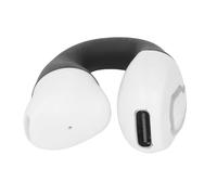 Plyisty Single Open Ear Earbud, Wireless Bluetooth Headphone, Ergonomic Clip-On Fit, IPX5 Rainproof Earphone for Sports, Workouts, Running, Business, Work (White)