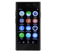 Plyisty Small 4G Smartphone, Small Smartphone 1950mAh for the Present (Black)