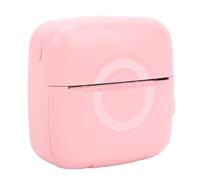 Plyisty Small Pocket Printer,Thermal Printer Inkless Sticker Maker with APP, Inkless Sticker Maker Machine, Fun Print, Wireless Mini Printer Compatible with IOS + (Pinkish)
