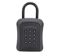 Plyisty Smart Key Lock Box, Wall Mounted, Password and APP Unlock, U Shackle, IP65 Portable Key Lock Box for Outside, Garage, Realtor, Office