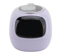 Plyisty Smart Planter, Clock Calendar Temperature Display Adjustable App Smart Plant Pot Water Light Moistness Sensors for Birthday Gifts (Purple)