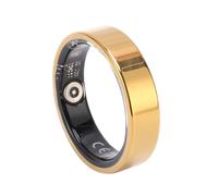Plyisty Smart Ring for Women Men, Health Fitness Tracker Rings, Gesture Controls for Short Video, Water Proof Steps Counter, for Swimming, Showering (Gold)