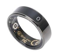 Plyisty Smart Ring With Display Fitness Tracker Control, Step Counting, Time Management, Check the Current Time, Steps, and Battery Level (Size 9(18.9mm / 0.74in ID))