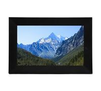 Plyisty Smart Wall Mounted Digital Picture Frame with Touchscreen Display and Auto Rotation, WiFi Electronic Photo Frame for Vivid Memories - 1+16GB Memory, Cloud Applicable Scene: Weddings (Black)