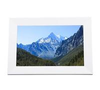 Plyisty Smart Wall Mounted Digital Picture Frame with Touchscreen Display and Auto Rotation, WiFi Electronic Photo Frame for Vivid Memories - 1+16GB Memory, Cloud Applicable Scene: Weddings (White)