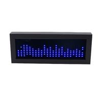 Plyisty Sound Control Music Spectrum Light, Experience a Full Range of High, Mid, and Low Frequency Signals, 32 Bit Processor for Mic Pickup or Wired Input (Blue)