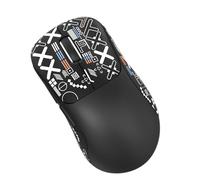 Plyisty T700 Triple Mode Gaming Mouse, 10000 DPI Wired 2.4G BT5.3 Wireless, with 6 Programmable Buttons and Ergonomic Curved Design, for PC Mac Computer and Laptop Gaming Work (Black)