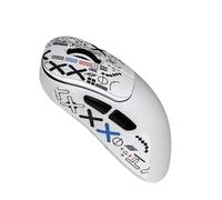 Plyisty T700 Triple Mode Gaming Mouse, 10000 DPI Wired 2.4G BT5.3 Wireless, with 6 Programmable Buttons and Ergonomic Curved Design, for PC Mac Computer and Laptop Gaming Work (White 4000K)