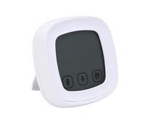 Plyisty Touch Screen Thermometer with Temperature Alarm and Timer for Delicious Foods in the Comfort of Your Home (White)
