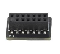 Plyisty TPM 2.0 Module, Encryption Security Board Replacement With 14Pin SPI Interface for Motherboard, 11 Compatibility, Industrial Grade JESD 47 Standards
