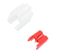 Plyisty Turntable Needle Replacement Diamond Stylus Red | Diamond Stylus • ABS Housing • 33 45 78 RPM • Tool Free Install • Replacement Needle • Protective Cover