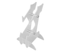 Plyisty Universal Acrylic Game Controller Support with 2 Layers Clear Display Stand for Organization, Excellent Desktop Decoration for Game Lovers, Transparent, 2 Positions