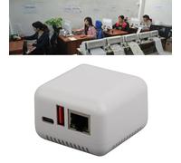 Plyisty USB 2.0 Network Print Server Print Server with Multiple Interfaces, Supports Image Printing and 256GB, LAN Print Server for for XP for LINUX for (UK Plug)
