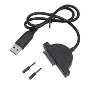 Plyisty USB 3.0 to 7+6 Slimline SATA Adapter Cable, USB 2.0 to SATA Cable, Hot Swapable, for Laptop CD DVD ROM Optical Drive