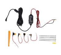 Plyisty USB C Dash Cam Hardwire Kit, 12V-24V to 5V/3A Adapter Power Cable with Voltage Display, 24/7 Parking Mode, ACC Detection, 11.6V/11.9V/12.2V/12.5V