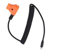 Plyisty USB C to D Tap Power Cable, Flexible Spring Line Design, Easy to Operate, Universal for Digital Cameras, Phones, Laptops, Type C