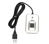 Plyisty USB Fingerprint Reader, Plug and Play Biometric Scanner for 10 11, with 1.5m Extension Cable, Touch Screen Lock and File Encryption, 0.5s Response, 10 Fingerprints Storage