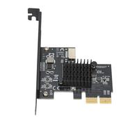 Plyisty USB3.2 Type E Front Panel Internal Expansion Card for ASMeida ASM3142 10Gbps Master Control, Forward and Reverse Plug, 20PIN Type E Adapter Card for 10 32/64BIT (Interface to The Right PCI