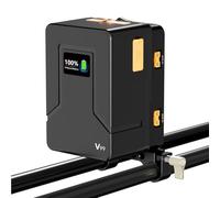 Plyisty V Mount Battery Plate, V Lock Battery Plate with USB C PD & 3 D-Tap Outputs, 15mm Rod Clamp, One Key Power Control for FX3 R5/ R6 /R7 /R10 A7S III/ A7 IV and More