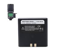 Plyisty VB18 2250mAh Lithium Ion Camera Flash Battery for V850II V860II V850 V860, High Capacity Battery Replacement, for Photographers On the Go