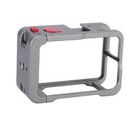 Plyisty Versatile Mounting, 1/4 Inch Threaded Port, Cold Shoe Mount for Action 4 3 5 Pro Camera Cage, Aluminum Alloy Protective Frame with Enhanced Accessibility