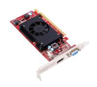Plyisty Video Card for Work Computer, Low Power Consumption Graphics Card, HD Multimedia Interface, DVI, Air Cooled Fan, No External Power Supply