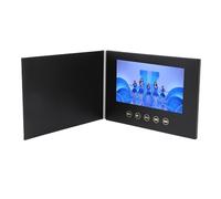 Plyisty Video Greeting Card, 7in HD Digital Brochure with Type C Port, 128G Memory, 1500mAh Rechargeable Battery, Video Memory Book for Marketing, Wedding Decoration