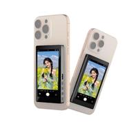 Plyisty Vlog Selfie Monitor Screen, 4 Inch Magnetic Phone Back Camera Selfie Monitor Screen, Using Phone Rear Camera