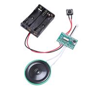 Plyisty Voice Recording Module Chip, 4 Minutes Sound Module for Greeting Card, Playback Once Triggered By Light Sound Module for DIY Birthday Music Box Greeting Card Present