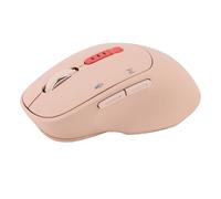 Plyisty Voice Translation Mouse M9 with Voice Typing, Real Time Transcription, Translation, Integrated ChatGPT, AI Chip, 152 Languages, Ergonomic Design (Light Pink)