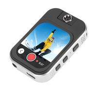 Plyisty Wearable Clip On Camera, 48MP Body Worn Video Recorder with 2.02" Touchscreen & Rotatable Lens Includes 32GB Card, MP3 Player & Bluetooth