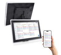 Plyisty WIFI Digital Calendar, 15.6 Inch Wall Planner, Chore Chart, Smart HD Touchscreen Interactive Display, Phone App, WIFI Remote Sync, 32GB, for Family Schedules (UK)