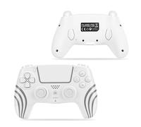 Plyisty Wireless Controller for/Pro/Slim/PC, with RGB Light, Hall Effect Joyticks, Triggers, Turbo, 6 Axis Gyroscope Sensor, Programmable Keys, 1000mAh Battery