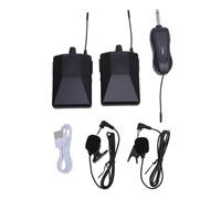 Plyisty Wireless Ear Monitoring System Receiver 500-999MHz Adjustable Frequency Beltpack Receiver for Stage Studio with Band Listening Application