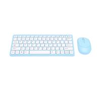 Plyisty Wireless Keyboard and Mouse Combo 2.4GHz USB Ultra-thin 78 Keys Slim Wireless Keyboard with Silent Mouse, Ergonomic, for PC, Desktop, Laptop