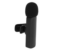 Plyisty Wireless Lavalier Microphone Ultra Low Delay Noise Reduction 13H Working Time for Video Podcast Vlog, for Smartphones with Type C Port (Black)