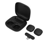 Plyisty Wireless Lavalier Microphones, AI Noise Reduction, Automatic Connection, Magnetic Detachable Clamp, with Charging Case, for IOS 15 16 Series, Android