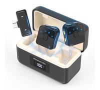 Plyisty Wireless Microphone, on Microphones, Clear Sound, Low Latency for Mobile Phone Live, Noise Cancelling, Original Sound Mode, for Gaming, Live Streaming (PU3155B Type-C)