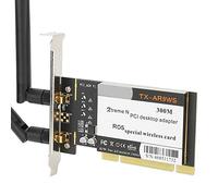 Plyisty Wireless Network Adapter Card, 2.4Ghz Status, with Dual Antennas, AR9223 Chip, Support B/G/N Bands, Support XP///, Shared WIFI