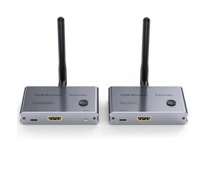 Plyisty Wireless Sound Adapters Kit, 100m 4K / 30Hz Low Delay for Home Theater Speaker, Transmits Up to 100m, Plug & Play Design, HD1.4 Interfaces