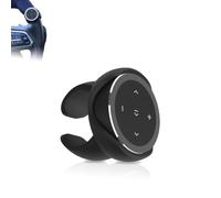Plyisty Wireless Steering Wheel Control, IPX4 Bluetooth Media Button Remote with an Adhesive and Strap, Steering Wheel Remote Controller for Car Wheel Bike Handlebar for Android 4.4+