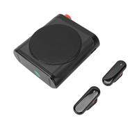 Plyisty Wireless Voice Amplifier, with Magnetic Bluetooth Wireless Lavalier Microphone, Rechargeable, Bluetooth Speaker, for Teacher, Classroom, Speech, Meeting (Black)