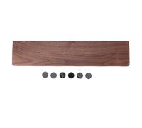 Plyisty Wooden Keyboard Wrist Rest Wood Keyboard Wrist Support Walnut Wood Wrist Rest for 87 Key Keyboard Ergonomic Anti Slip Palm Rest with Non Slip Base