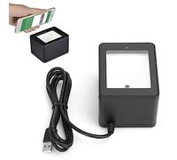 Plyisty YHD-9800 Desktop Barcode Scanner, 1D 2D QR Code Reader with USB RS232, Hands-Free Omnidirectional Screen Scanner for POS Retail Supermarket (YHD-9800)