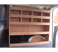 Plyline NorthEast Ltd Flat Packed Van Shelving Racking to fit Vauxhall Combo SWB L1 Plywood System Tool Storage Unit UK