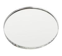 Plymor 2" Round, 3mm Thick Non-Beveled Glass Mirror Circle, Pack of 2