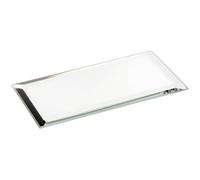 Plymor 2" x 4" Rectangle, 3mm Thick Beveled Glass Mirror, Pack of 2