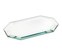 Plymor 3" x 5" Long Octagon, 5mm Thick Beveled Glass Mirror
