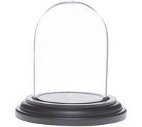 Plymor 4.8 x 7.3 cm mini glass bell (black wood base)